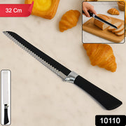 Premium 32 Cm Serrated Bread Knife With Ergonomic Handle thumbnail 7
