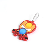 Superhero Themed Iron Man Shape Keychain Pop It Toy (1 Pc) thumbnail 1