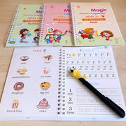 8075 4 Pc Magic Copybook Widely Used By Kids Childrens And Even Adults Also To Write Down Important Things Over It While Emergencies Etc. thumbnail 4