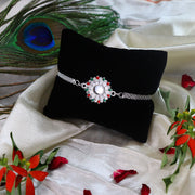 Sunflower Shape Rakhi With Silver Chain thumbnail 3