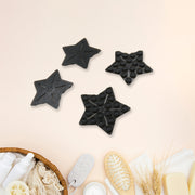 Mini  Pvc Anti-slip Bat Mat Non Slip Baby Bath Mats Mini Child Safety Anti Slip Shower Mats Star Leaf Shaped For Kids (4 Pc Set) thumbnail 3