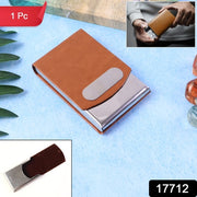 Premium Leather Finish Visiting Card Holder (1 Pc) thumbnail 5