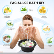 Portable Foldable Silicone Ice Bath Bowl (1 Pc) thumbnail 4