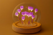 DIY Flower Dome LED Night Lamp Decorative Table Light Kit thumbnail 4