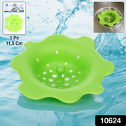 Flexible Silicone Sink Strainer  Drain Hair Catcher thumbnail 7