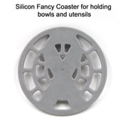 2600 1pc Silicone Fancy Coaster For Holding Bowls And Utensils Including All Kitchen Purposes. thumbnail 5