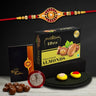 Rakhi (K1_325_ca32)  Chocolate Almonds 32gm Rakhi For Brother With Gift  Fancy Rakhis For Men Stylish Rakhi Combo For Brother  Set Of 1 Rakhi  Chocolate