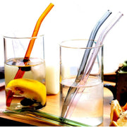 Reusable Glass Straws Clear Glass Drinking Straw (5 Pcs Set) thumbnail 2