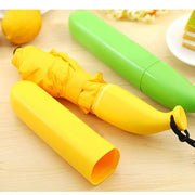 1639 Stylish Banana Shaped Mini Foldable Umbrella thumbnail 3