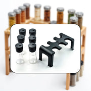 6-piece Plastic Spice Jar Set With Stand thumbnail 2