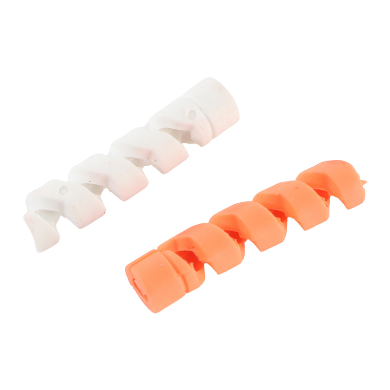 Anti-fray Spiral Cable Protector - (2 Pc  Set)