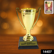 Golden Birthday Trophy  You Are Great Happy Birthday Plastic Award With Base thumbnail 6