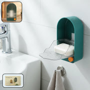 Wall Mounted Soap Holder With Drain Tray (1 Pc) thumbnail 1