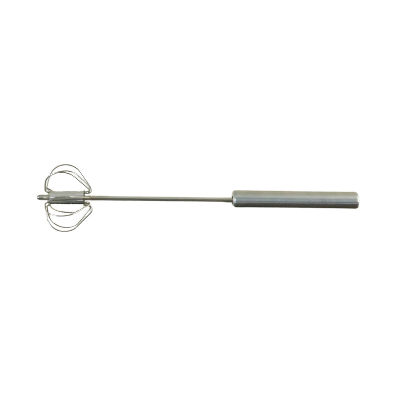 Stainless Steel Hand Push Rotary Whisk (1 Pc 29 Cm)