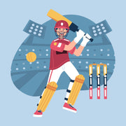8022a Plastic Cricket Bat And Ball Toy For Kids thumbnail 2