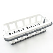 8788 Multipurpose Platic Hanging Drain Rack Retractable Sponge Storage Hanging Rack With Adhesive Hook For Kitchen And Bathroom Dishcloth Holders Basket Drying Tray Organizer thumbnail 2