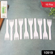 Compostable Bagasse Fork  10 Pcs Pack thumbnail 5