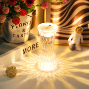 8440 Crystal Lamp Universal Night Light Soft Lighting Eye Protection For Nursery Study Bedroom Transparent Crystal Table Soft Lighting Multipurpose For Hotel For Office For Childrens Room (12pc Moq) thumbnail 1
