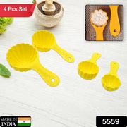 5559 Plastic Kitchen Tool Mould  Ladoo Mould Spoon Ladoo Making Spoon Set For Kitchen Multipurpose Plastic Ladoo Mold For Making Different Variety Of Ladoo (4 Pcs Set) thumbnail 6