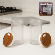 Ganesh Airtight Transparent Kitchen Storage Container Jar Set (2 Pc) thumbnail 2