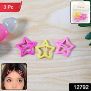 Star-shaped Hair Clips For Girls - (3 Pc) thumbnail 6