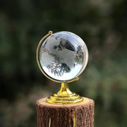 Crystal Globe  World Map 50 Mm With Golden Stand (1 Pc) thumbnail 2