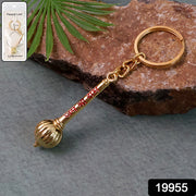 Mace Design Jai Shree Ram Golden Keychain (1 Pc) thumbnail 6