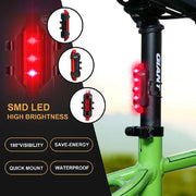1561 Rechargeable Bicycle Front Waterproof Led Light (Red) thumbnail 3