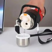 Stainless Steel Airtight Insulated Thermos Bottle (1200ml Approx) thumbnail 4
