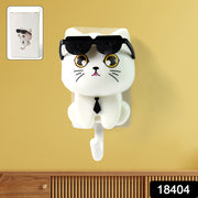 Cat Hook For Wall Cute Cat Key Hook With Sunglasses (1 Pc) thumbnail 4