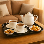 Plastic Serving Tray  Plate  40  30 Cm (1 Pc  Black) thumbnail 3