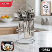 Apex Premium Stainless Steel Cutlery (16  Pc  Set) thumbnail 7