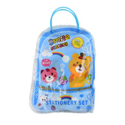 17578 Stationery Kit For Kids - Stationery Set Includes Wooden Pencil Sharpener Pencil And Eraser Set Birthday Return Gift For Kids Boys Girls 2 Pencil 1 Scale 1 Notebook1 Sharpener 1 Eraser  With Zip Bag (6 Pcs Set) thumbnail 2