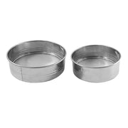 Stainless Steel Fine Mesh Atta Chalni Sieve Set (2 Pc Set) thumbnail 3