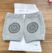 Light Grey Toddler Wool Knit Leg Warmer (Knee Guard) thumbnail 5