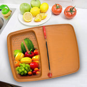 2687 Cut N Wash Box And Tray Used In All Kinds Of Household Kitchen Purposes For Cutting And Washing Within Of Fruits And Vegetables. thumbnail 5