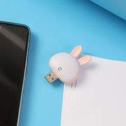 Cute Usb Rabbit Night Light With Sound  Voice Activation thumbnail 2