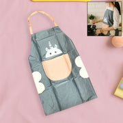 Cute Cartoon Animal Design Kitchen Apron (1 Pc) thumbnail 1