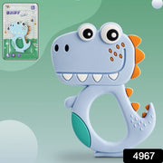 Silicone Dinosaur Teether For Baby (1 Pc  Mix Design  Color) thumbnail 7