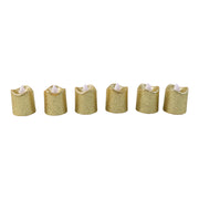 Christmas Premium Glitter Led Tealight Candles  Flameless Decorative Lights (24 Pc Set) thumbnail 4