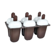 1148 Plastic Ice Candy Maker Kulfi Maker Moulds Set With 6 Cups (Multicolour) thumbnail 4