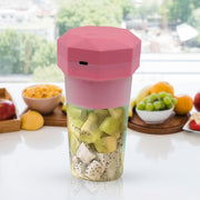 Portable Multifunctional Electric Juicer Cup Usb Juice Maker 6 Blade (350 Ml) thumbnail 1