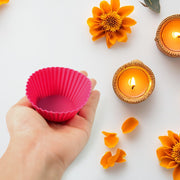 Silicone Cup Cake Mould (10 Pcs Set) thumbnail 4