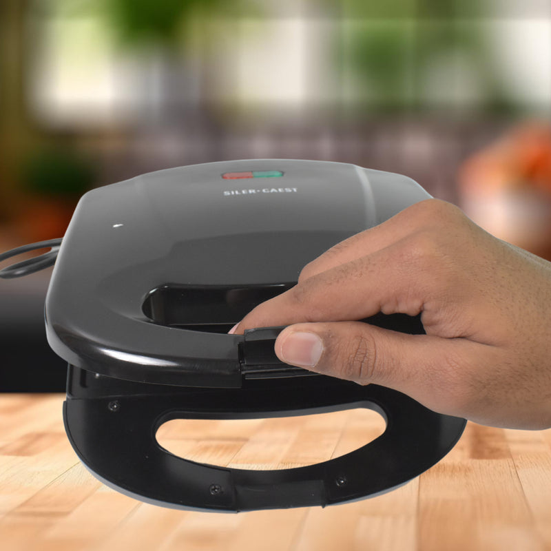 2818 Sandwich Maker Makes Sandwich Non-stick Plates Easy To Use With Indicator Lights