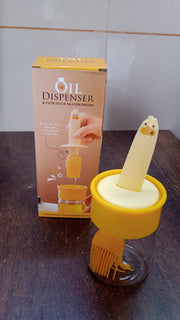2 In 1 Oil Dispenser Bottle With Silicone Basting Brush (1 Set) thumbnail 5