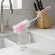 Bottle  Nipple Cleaning Brush With 360 Rotary Handle (1 Pc) thumbnail 2