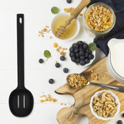 5377 Silicon Non-stick Heat Resistant Kitchen Item Premium Spoon ( 1pc ) thumbnail 3