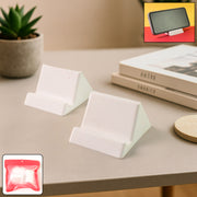 Compact Plastic Mobile Phone Holder Stand (2 Pc  Mix Color) thumbnail 5