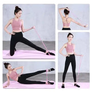 8415 Sport Resistance Loop Band Yoga Bands Rubber Exercise Fitness Training Gym Strength Resistance Band Exercise Equipment Bands For Working Out (1 Pc) thumbnail 6