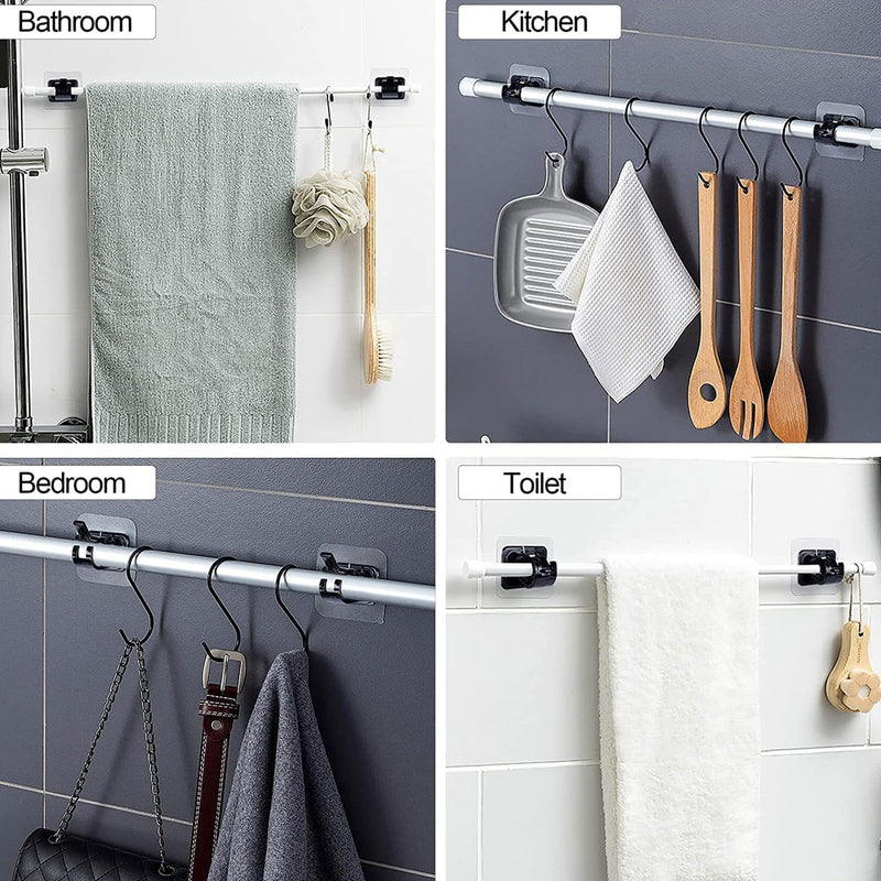 Wall-mounted Adjustable Bathroom Hanging Rod (1 Pc)